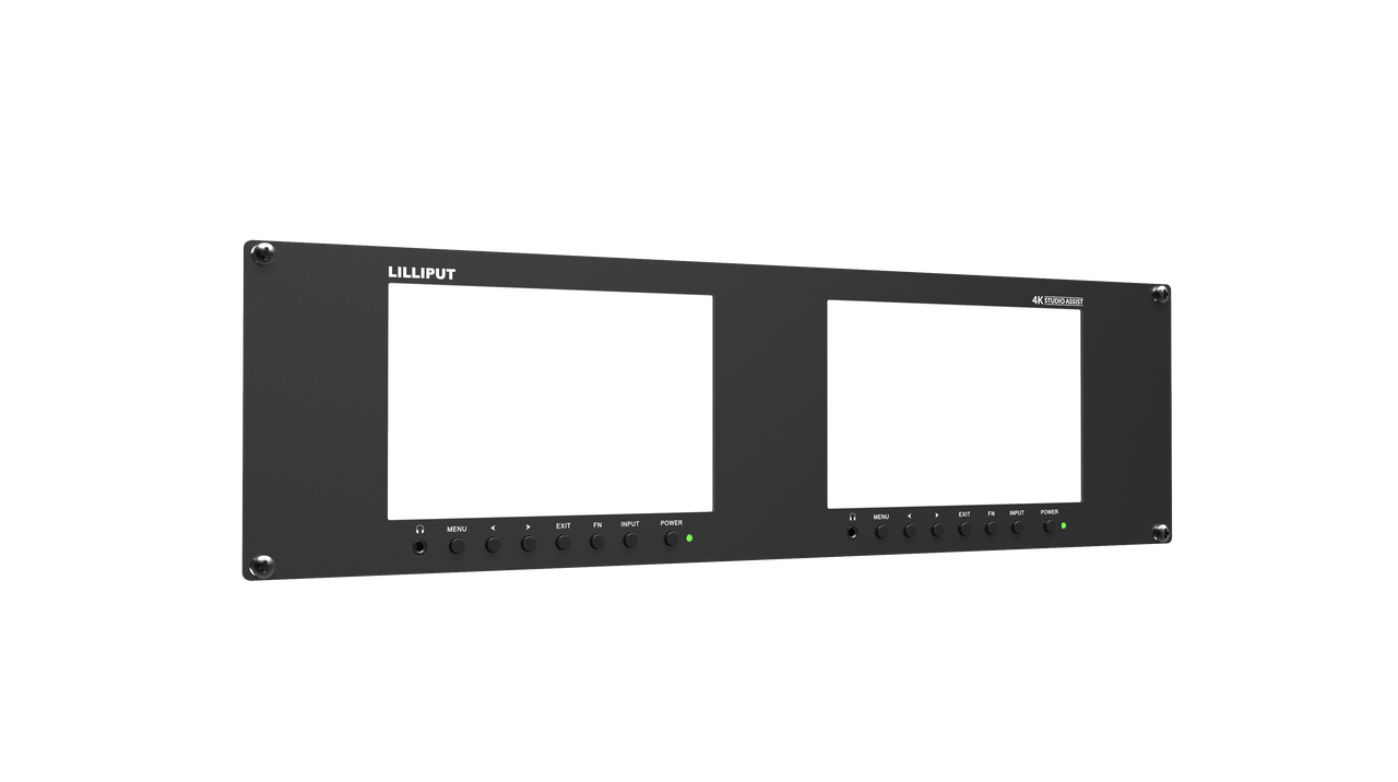 Lilliput RM-7029S-HDR Dual 7 inch 3RU rackmount SDI monitor with HDR