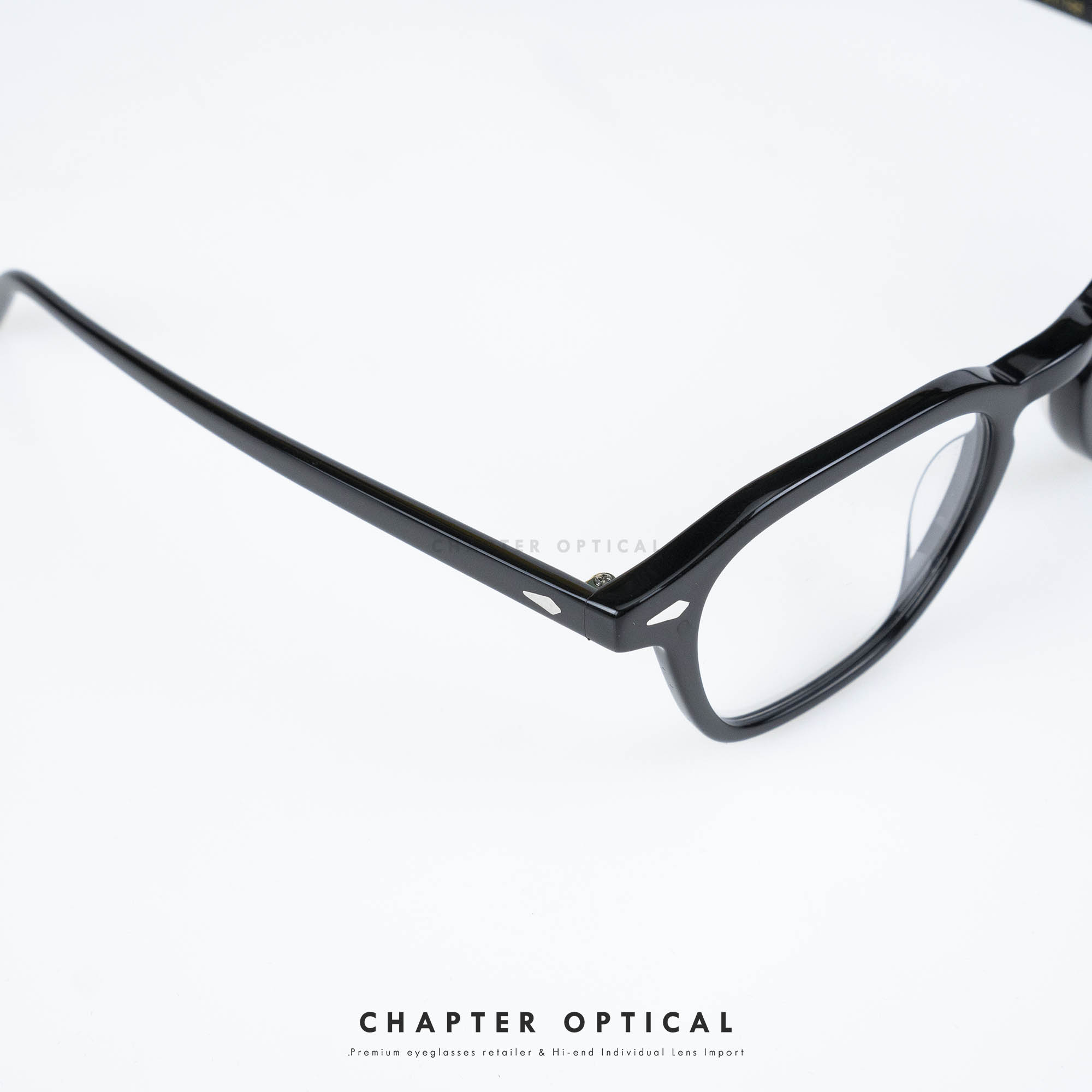 กรอบแว่น MOSCOT รุ่น VANTZ สี Black / Size 50