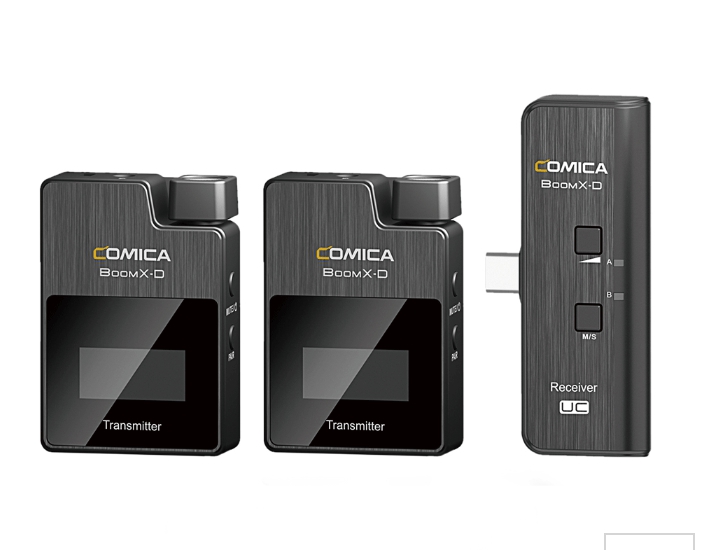 COMICA Audio BoomX-D D2 ไมค์ไวเลส ใช้งานได้ทั้งมือถือและกล้อง
