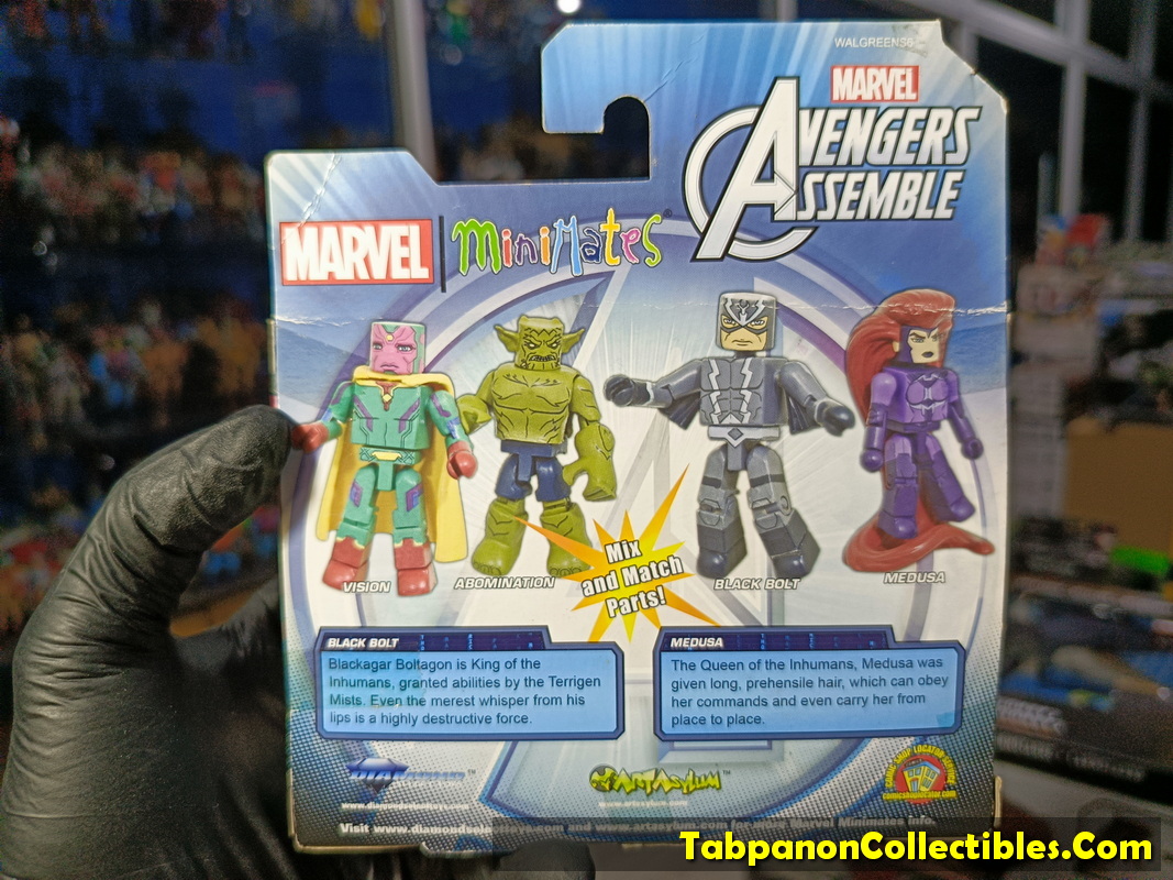 Minimates Marvel Walgreens S6 Blackbolt and Medusa 2 Pack