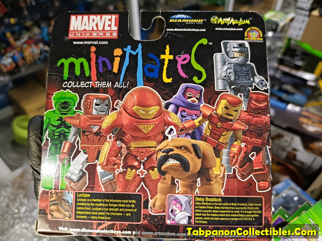 Minimates Marvel TRU Exclusive Inhuman Lockjaw and Betsy Braddock 2-Pack