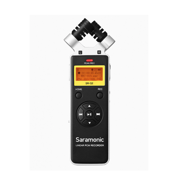 Saramonic-SR-Q2 handheld audio recorder | รับประกันศูนย์ 100%