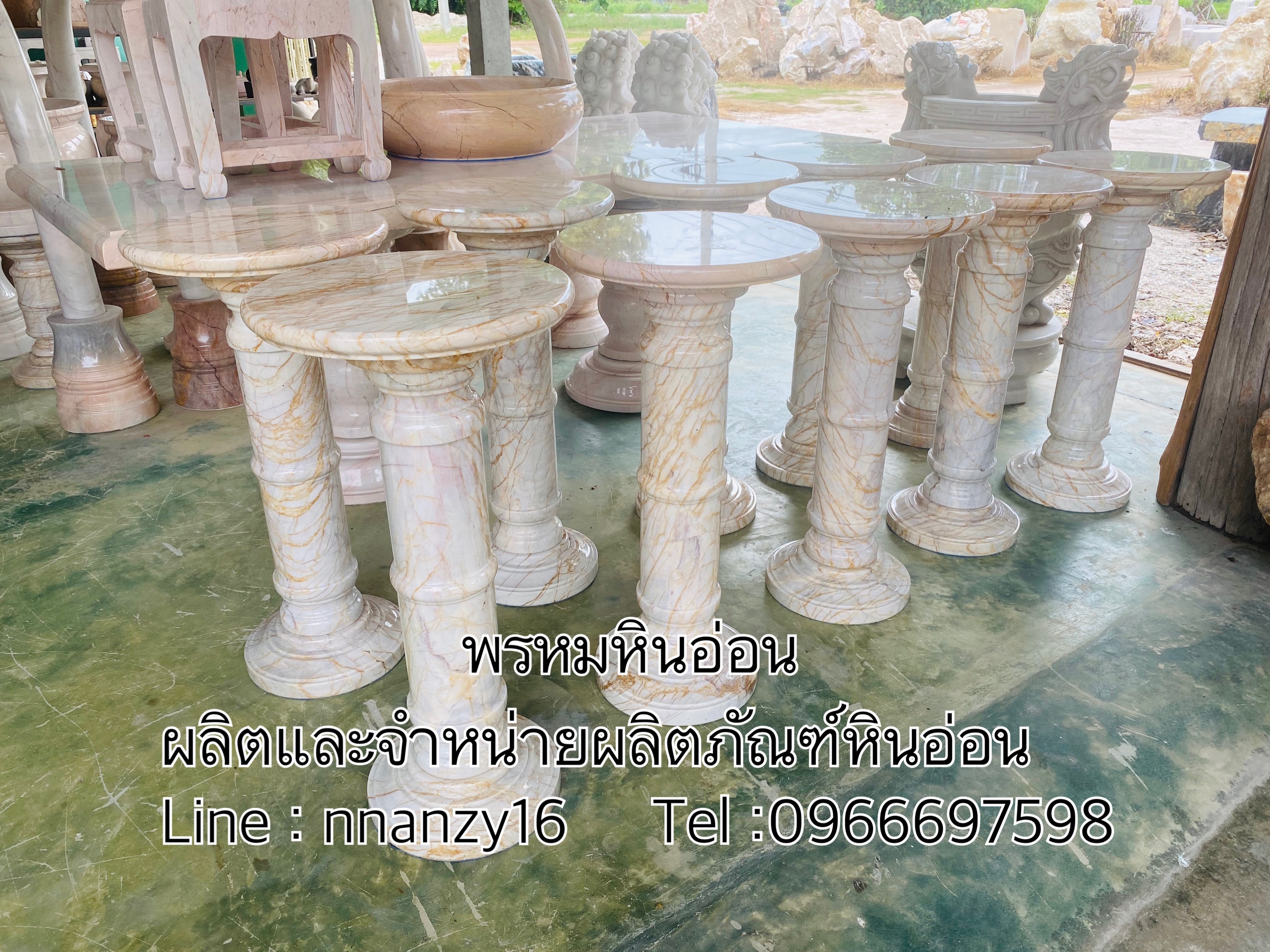เสาโชว์หินอ่อน