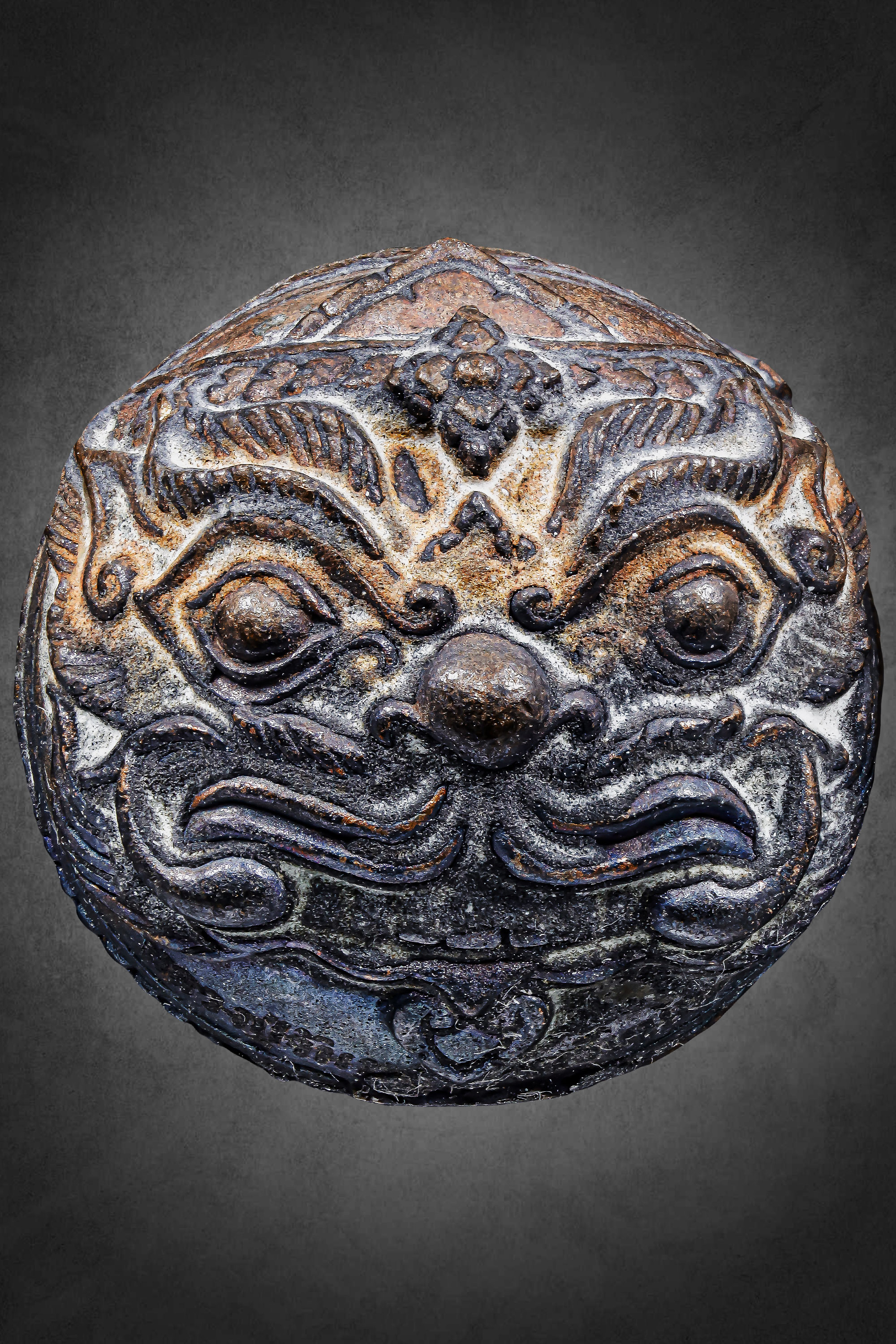 ปรอทกรอ พระราหู ทรงครุฑ รุ่น ๓ เนื้อนวะดินไทย หลวงปู่จันทร์ วัดซับน้อย จ.เพชรบูรณ์