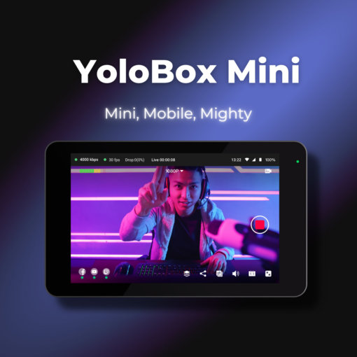Yolobox Mini All-In-One Live Streaming Encoder & Touchscreen Control Monitor
