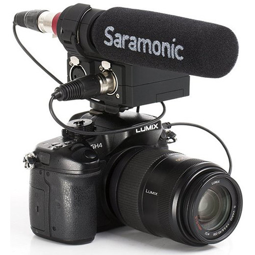 Saramonic MixMic Mix-Mic XLR audio Phantom power audio adapter
