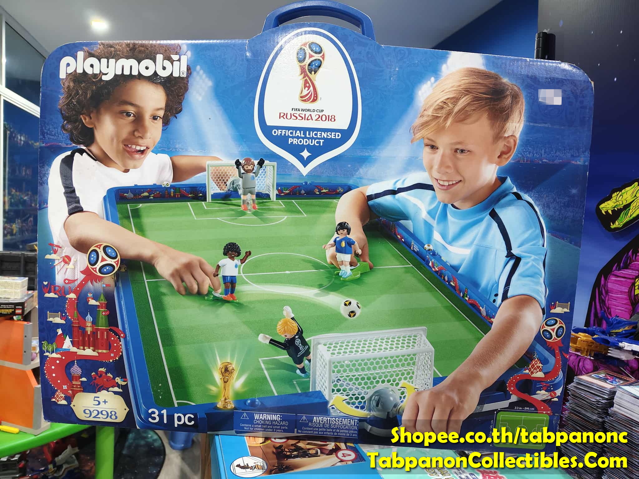 [2018.07] Playmobil 9298 FIFA World Cup Russia Arena แอคชั่นฟิกเกอร์ เซ็ทกระเป๋าฟีฟ่าสนามแข่งบอลโลก