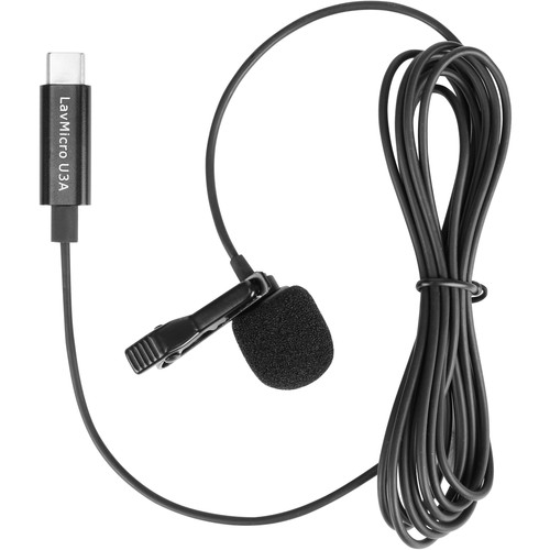 Saramonic LavMicro U3A 2m Lavalier Microphone with Detachable Lightning Connector for Type C