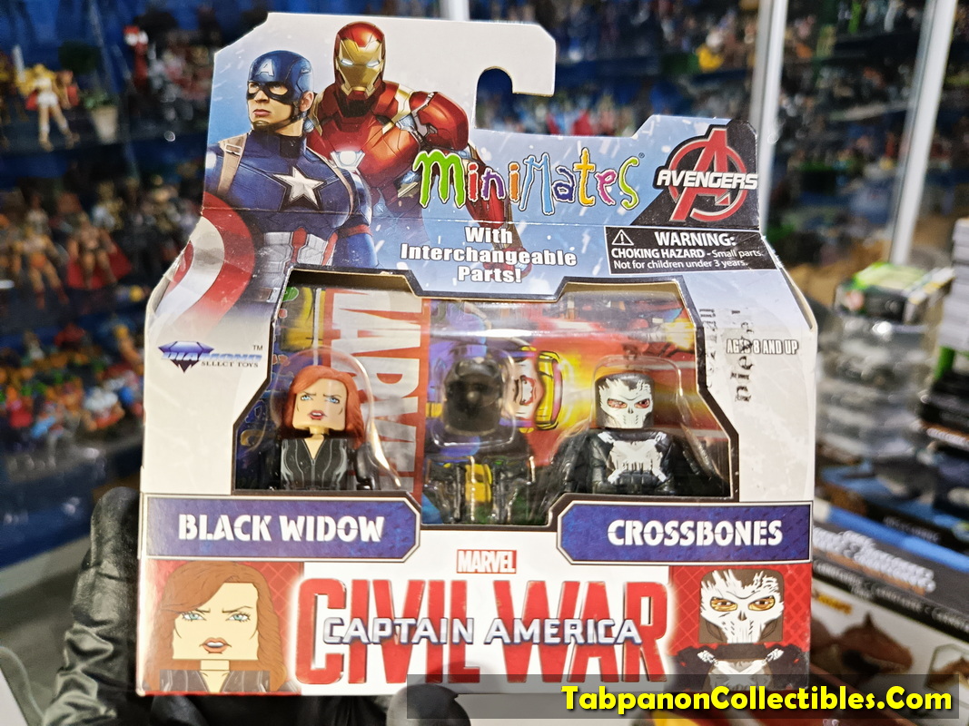 Minimates Marvel Wave 67 Civil War Black Widow and Crossbones 2-pack