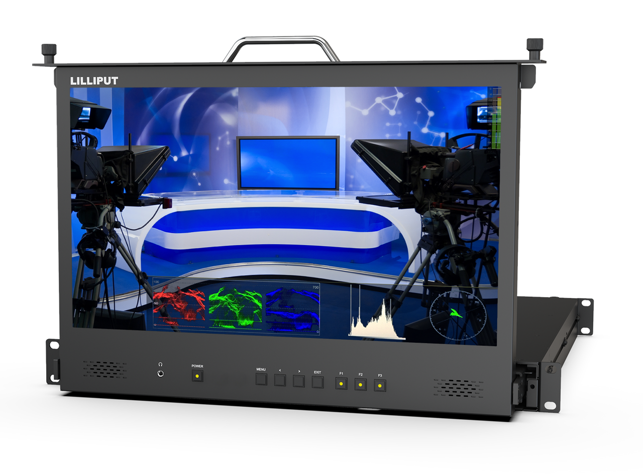 Lilliput RM-1731 17.3 inch Pull-out 1RU rackmount HDMI monitor