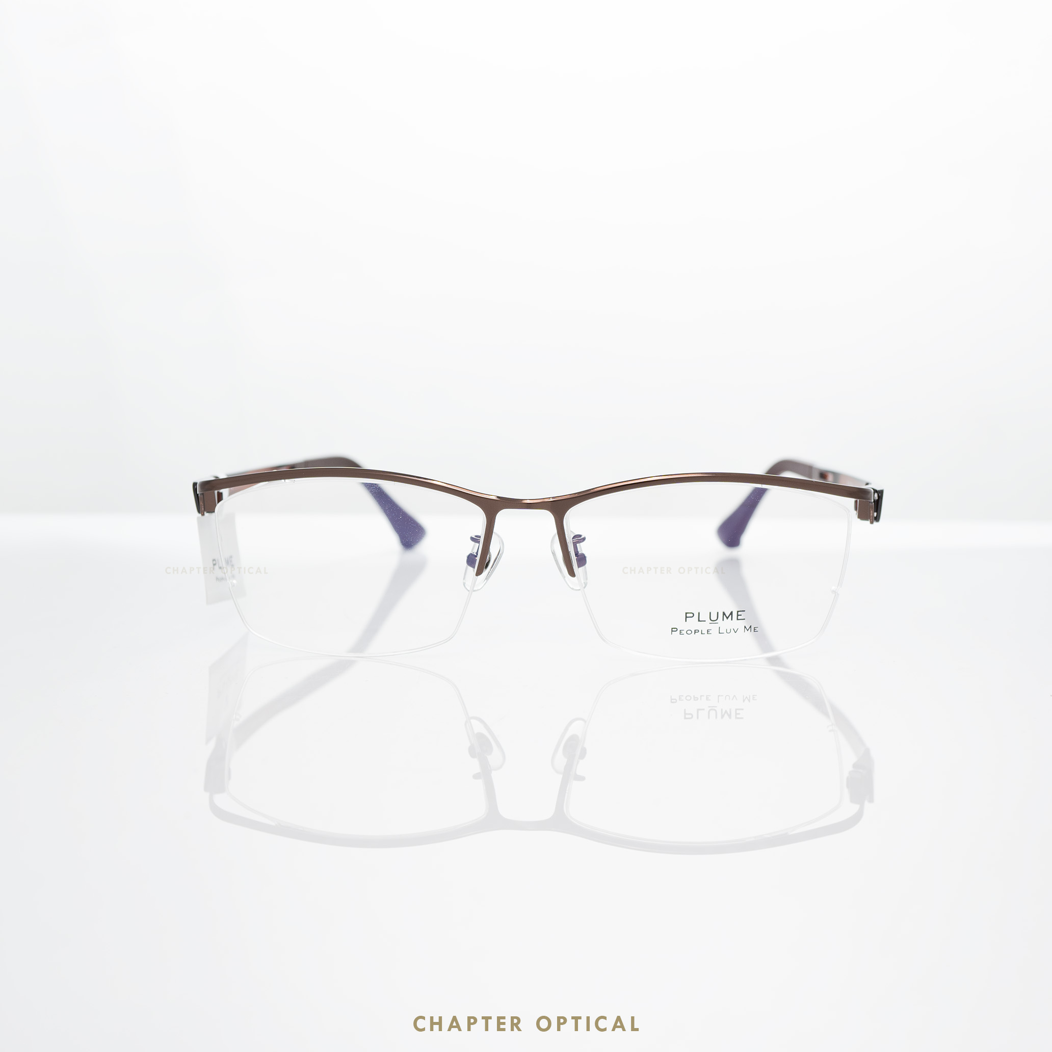 กรอบแว่นตาแบรนด์ PLUME รุ่น P-2769-C3 แบรนด์เกาหลีใต้แท้ สินค้านำเข้า