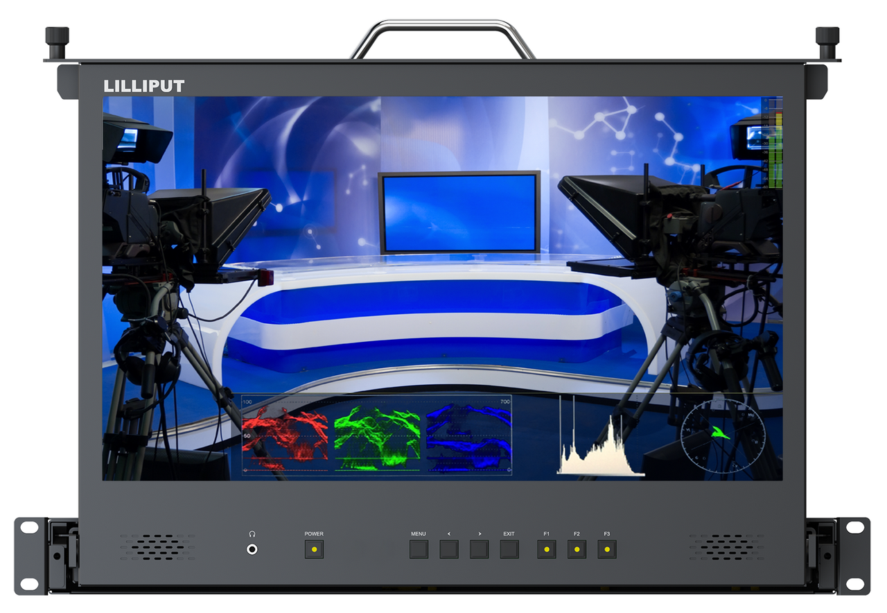 Lilliput RM-1731 17.3 inch Pull-out 1RU rackmount HDMI monitor