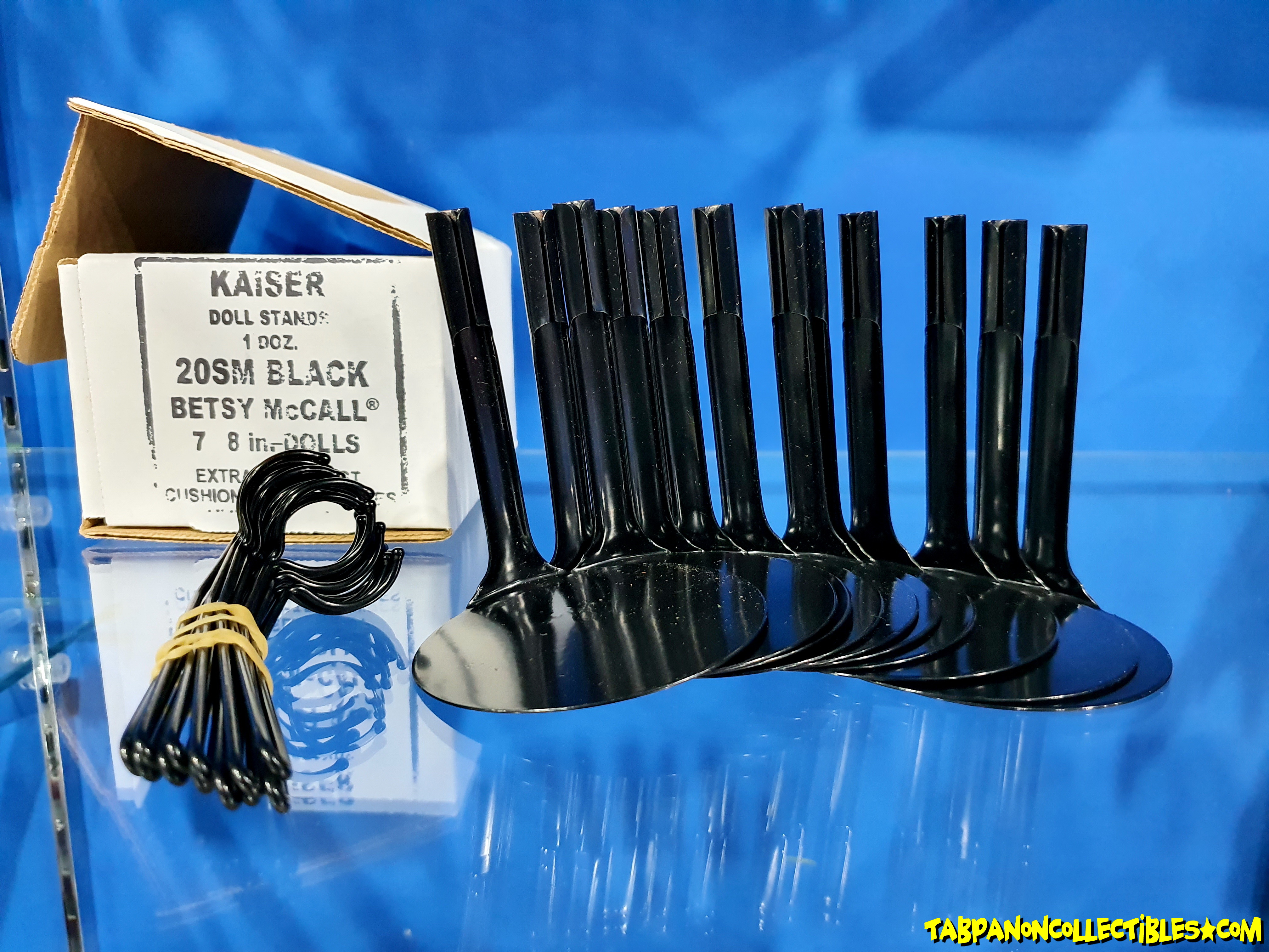 Kaiser Doll Stands #20SM Black For 7" - 8" Figure (ขาตั้งฟิกเกอร์สีดำ เหล็กล้วน สำหรับ สเกล 7-8นิ้ว 1กล่องบรรจุ 12อัน)