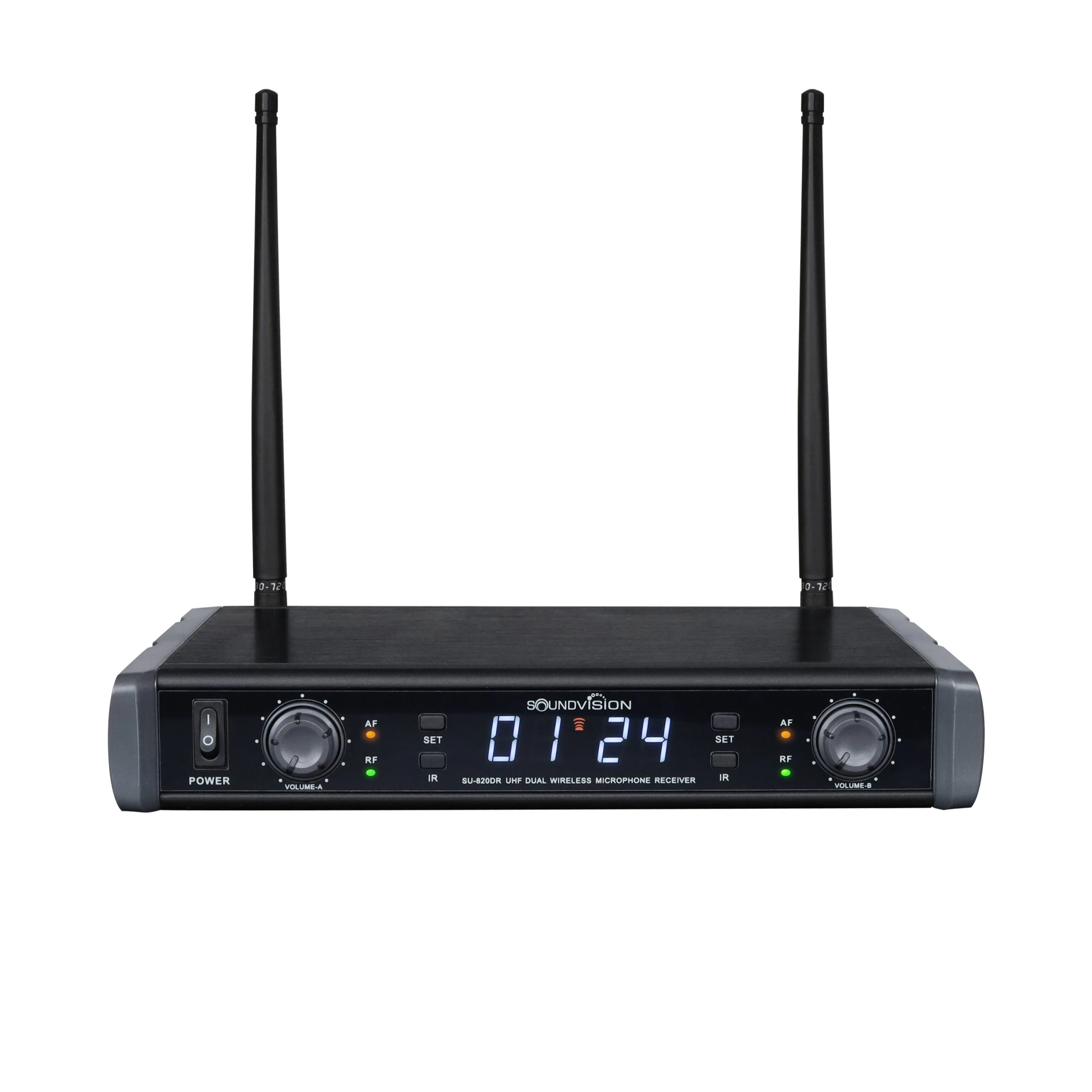 SOUNDVISION SU-820D/HT ไมค์ลอย มือถือคู่ ย่าน UHF คลื่นความถี่ 697.3 – 702.7 MHz