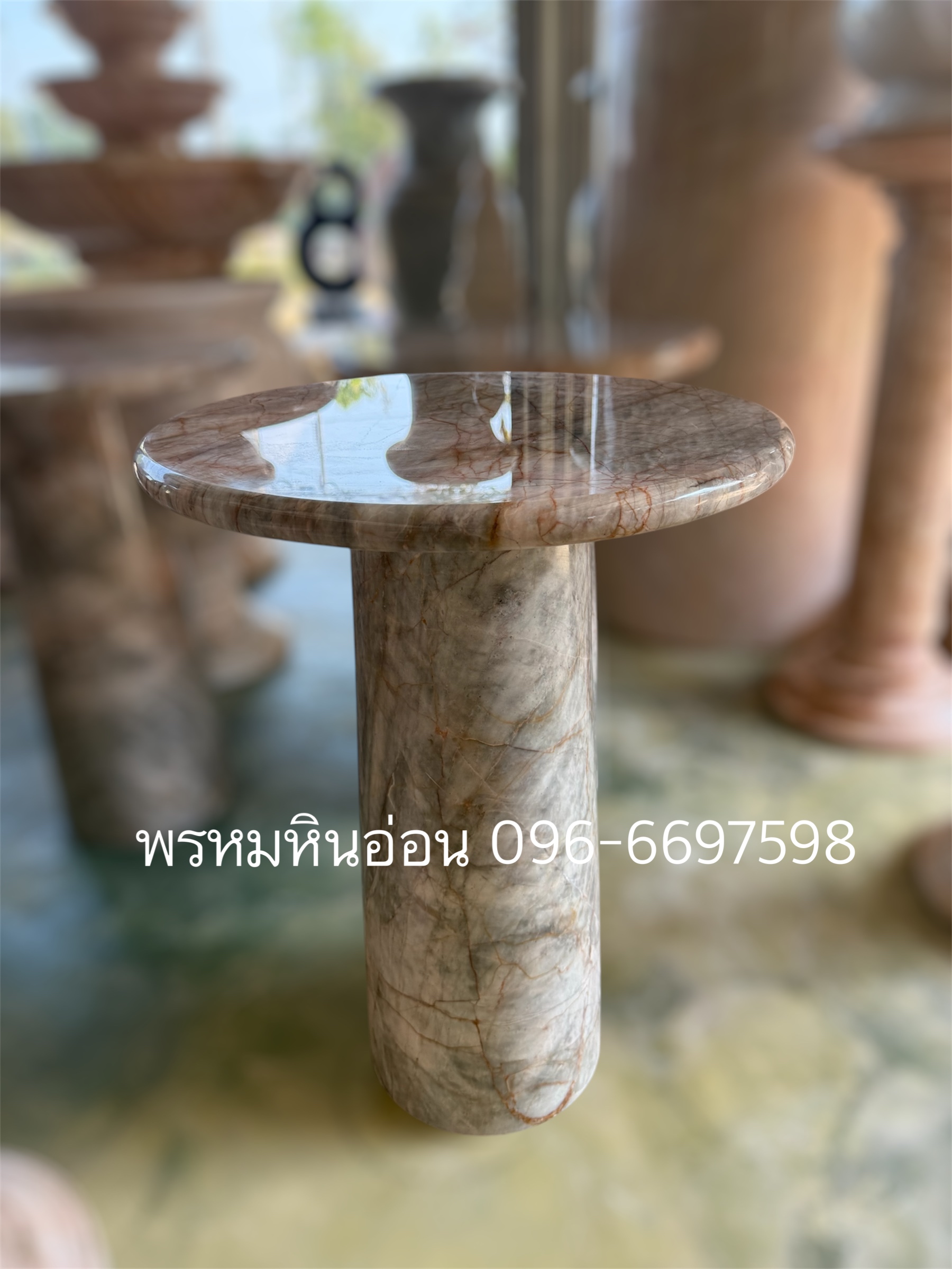 โต๊ะข้างโซฟาหินอ่อน