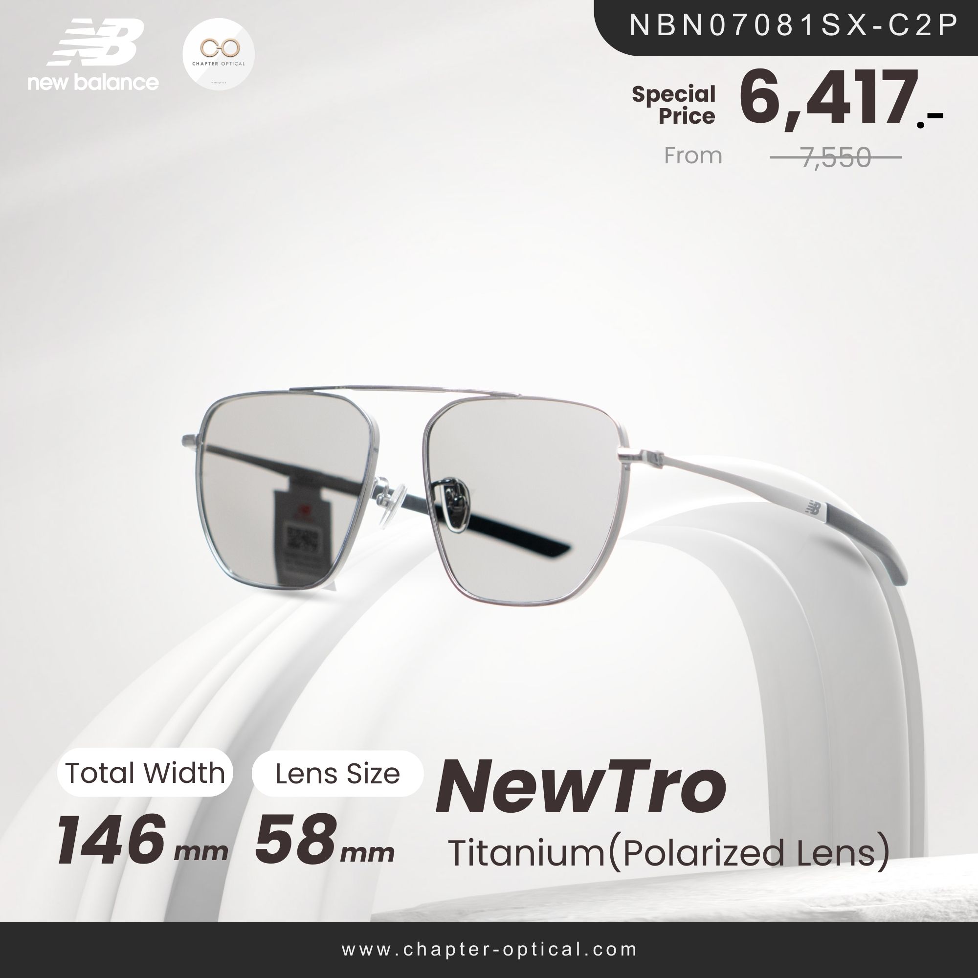 NEW BALANCE | NewTro Series | แว่นกันแดด รุ่น NBN07081SX-C2P