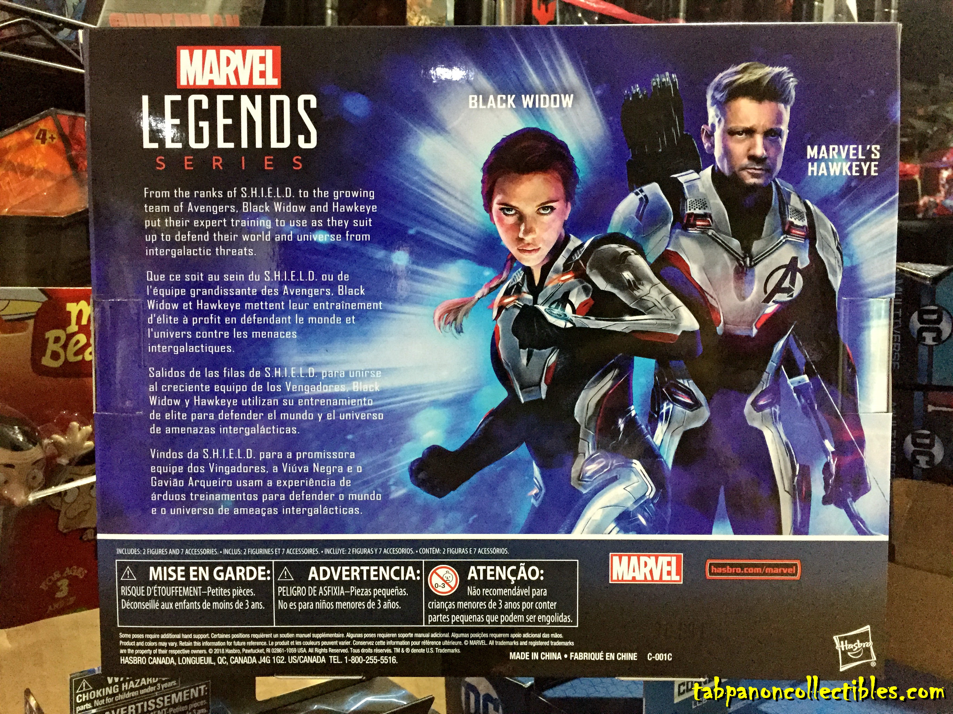 [2019.05] Hasbro Marvel Legends The Avengers Endgame Hawkeye & Black Widow 6.5-Inch Action Figure