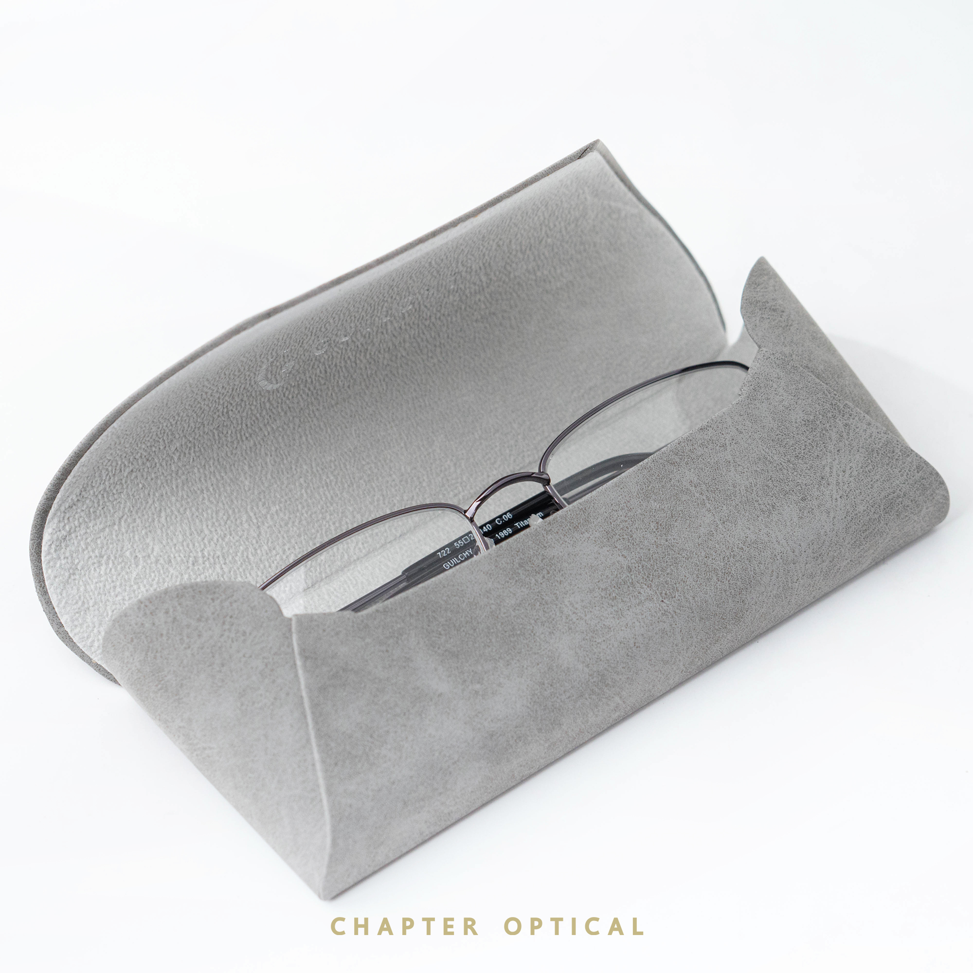 กรอบแว่นตา GUILCHY รุ่น 722-C06 แว่นไทเทเนียมพร้อมคลิปออนแม่เหล็ก Polarized