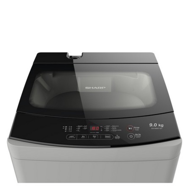 เครื่องซักผ้า Sharp 9 กก. รุ่น ES-W90T-GY