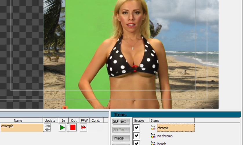 โปรแกรม Magic Soft CG | การซ้อนภาพ หรือตัวอักษรวิ่ง แบบ realtime