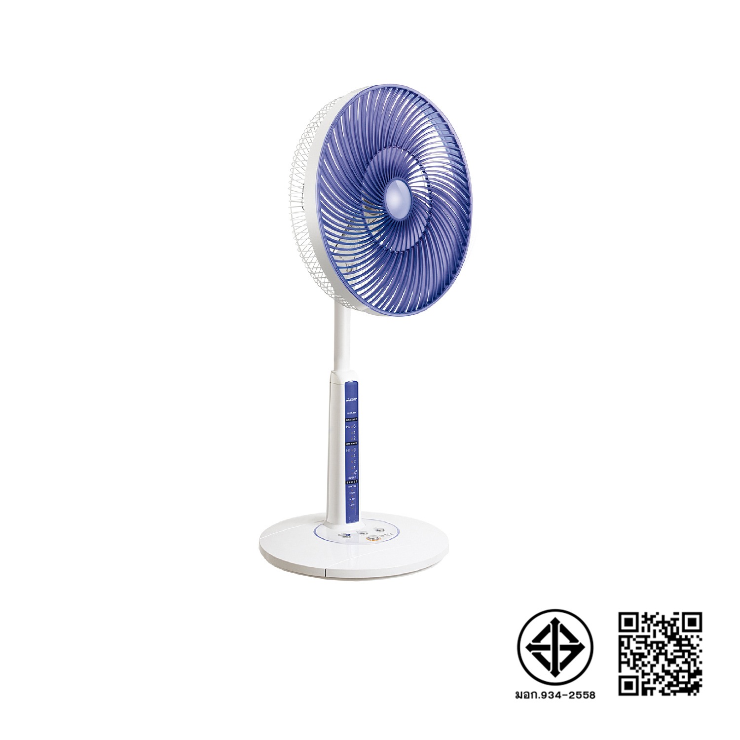 พัดลมปรับระดับ Mitsubishi 12" รุ่น R12A-MB