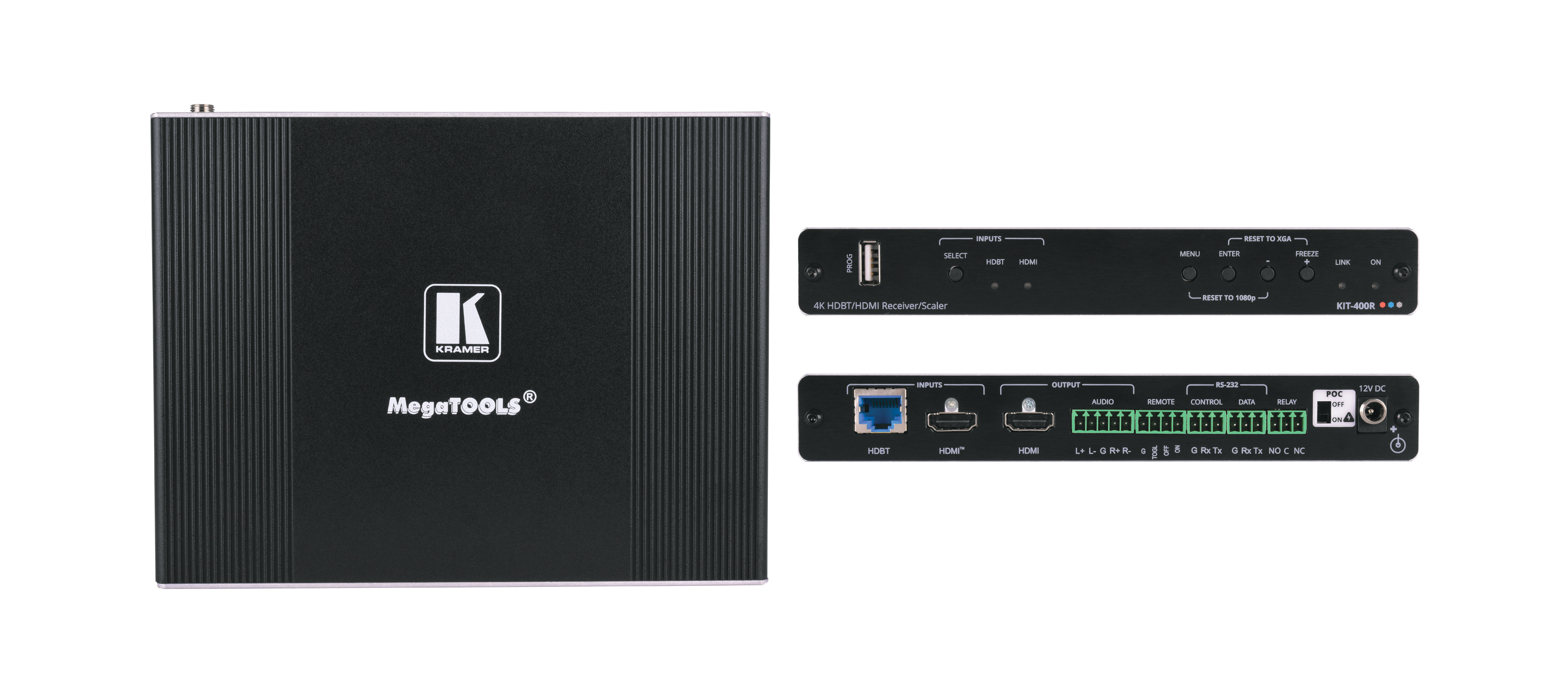 kramerav : KIT-401 4K Auto–Switcher/Scaler Kit over Long–Reach HDBaseT