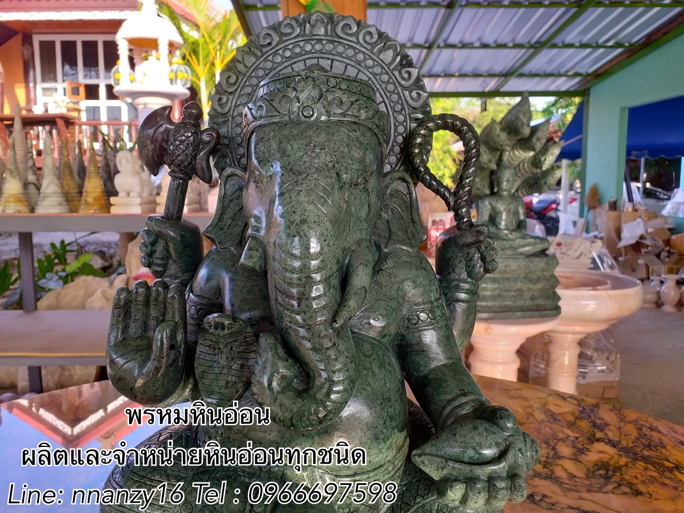 พระพิฆเนศหินอ่อน