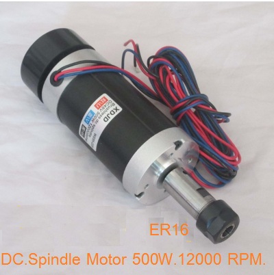 BLDC Spindle MOTOR 500W 12000 RPM ER16