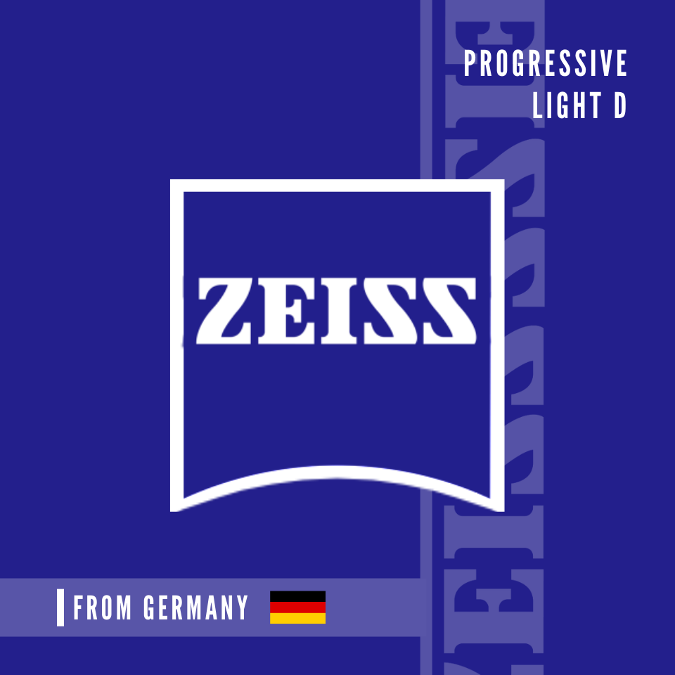 ZEISS LIGHT 2 D เลนส์โปรเกรสซีฟไซส์ รุ่นเริ่มต้น สำหรับผู้ที่มีค่าสายตาไม่ซับซ้อน
