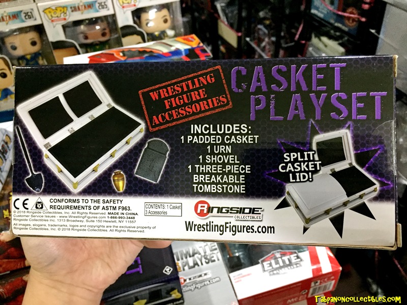 Wretling Accessories - Casket Playset (White)