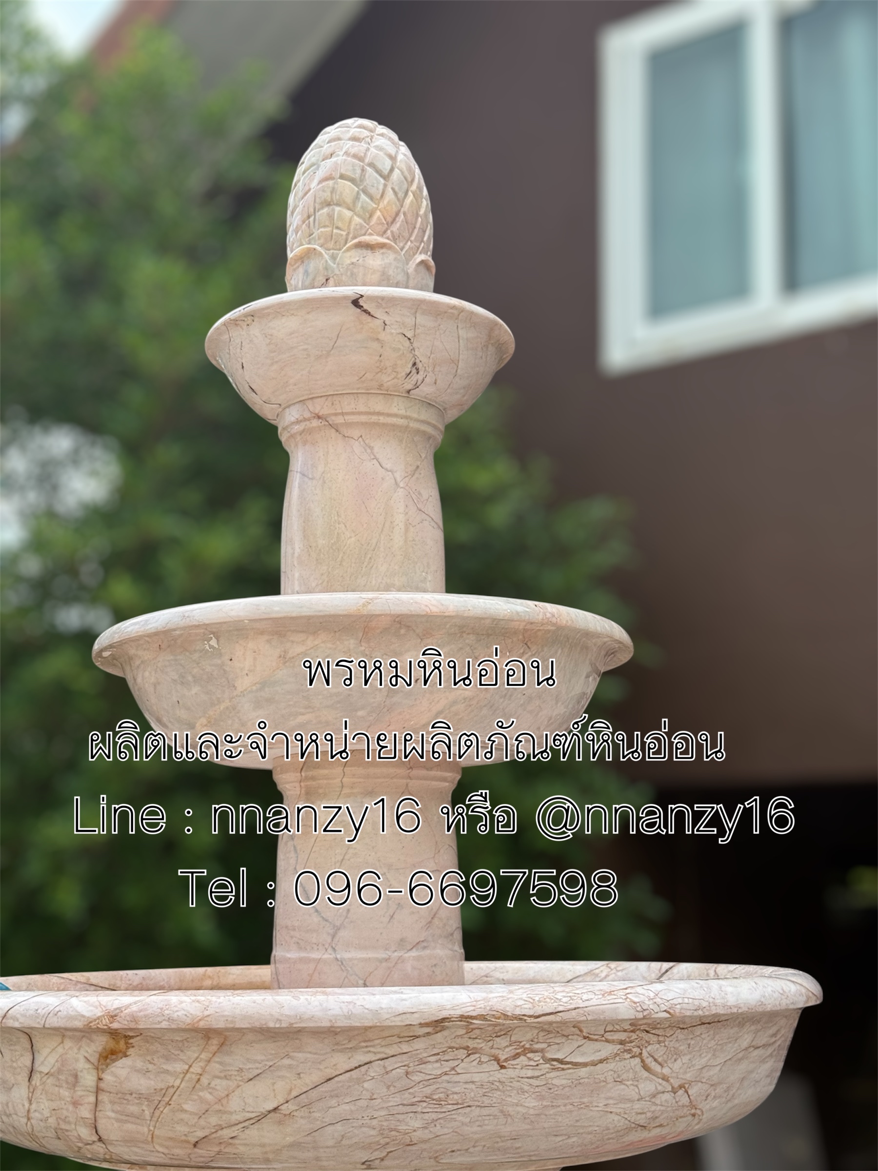 น้ำพุหินอ่อน120ซม