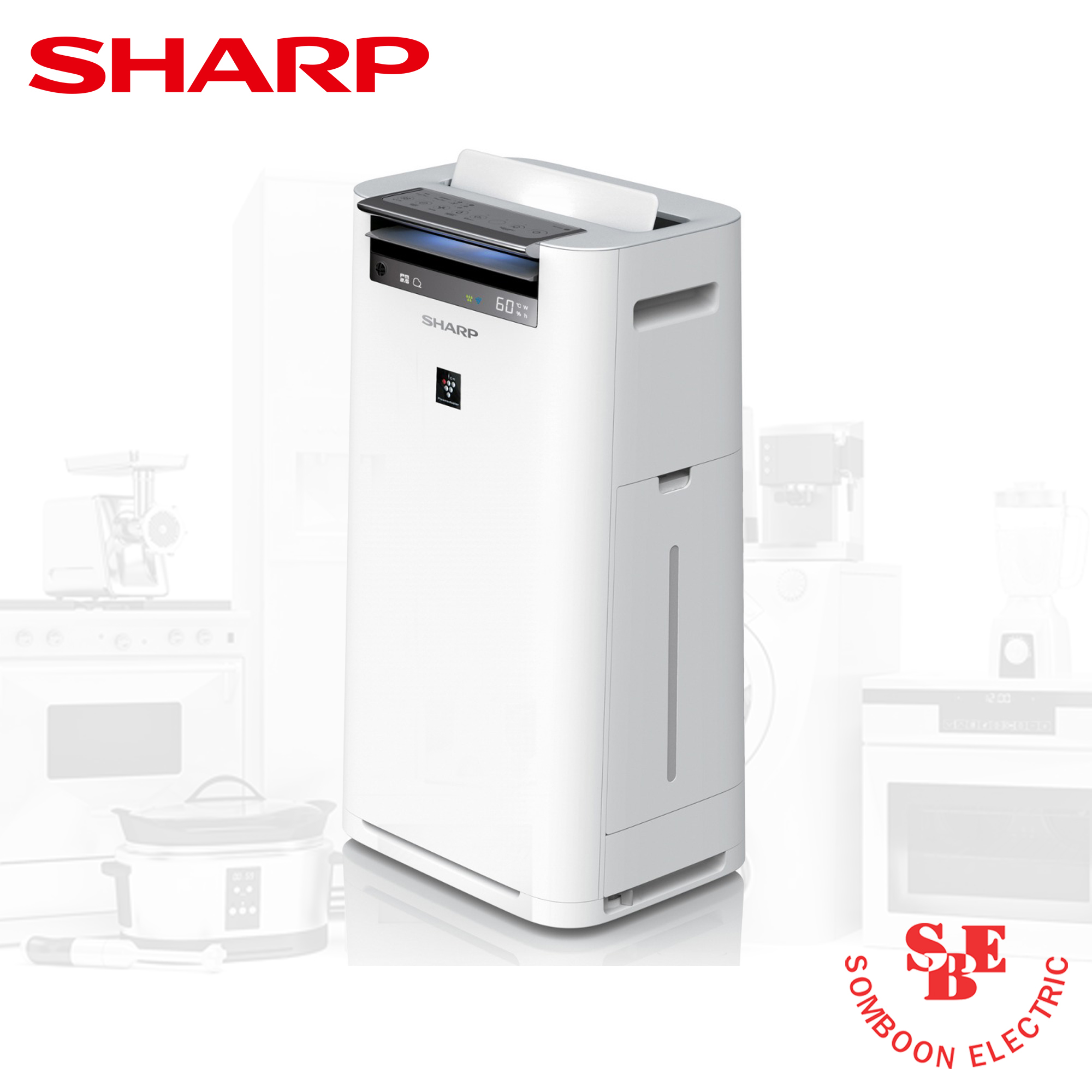 เครื่องฟอกอากาศ Sharp PlasmaCluster 38 ตร.ม. รุ่น KC-G50TA-W