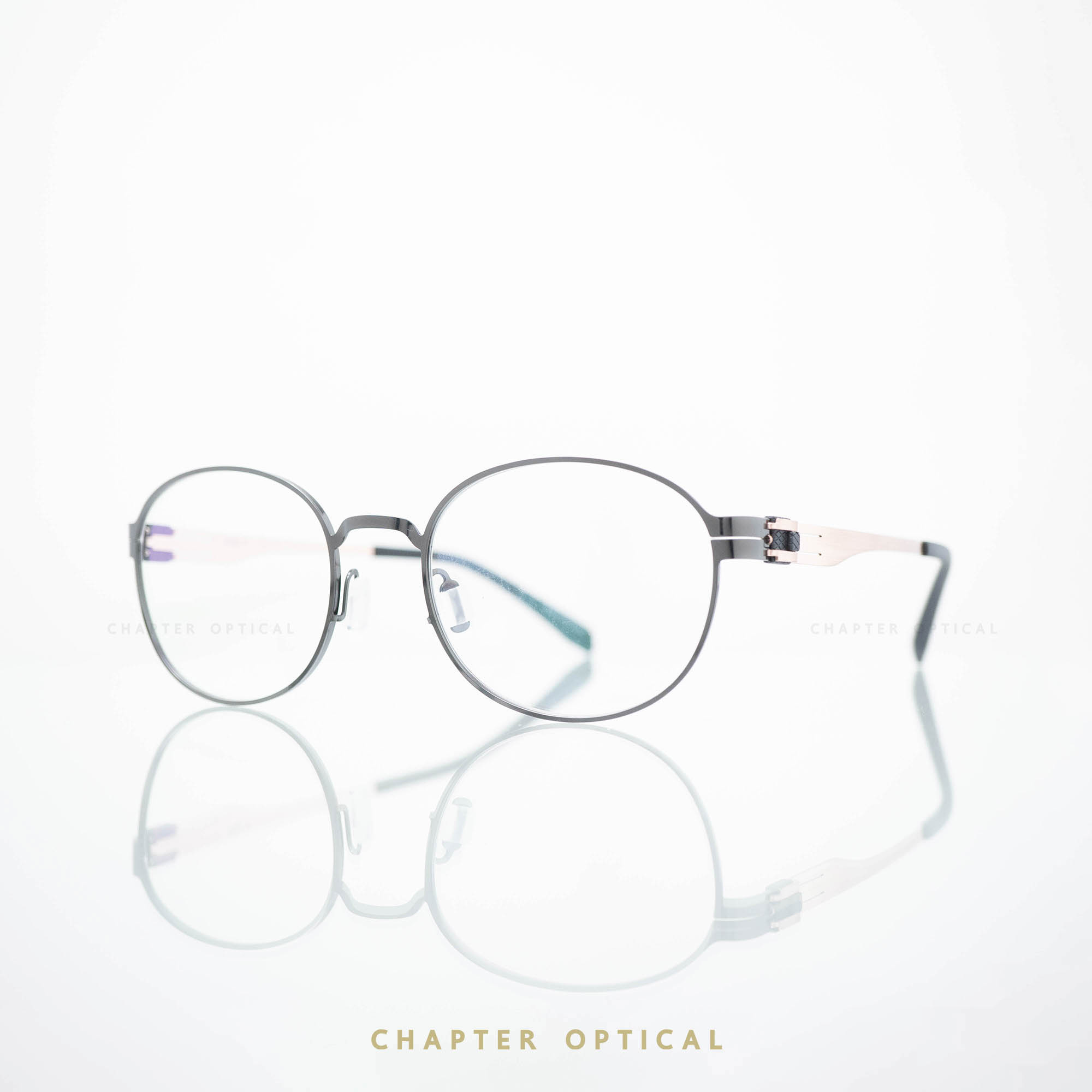 Aroon Eyewear แว่นตาไร้น็อต กางได้ 180 องศา (รุ่น 92028-Col.G41)