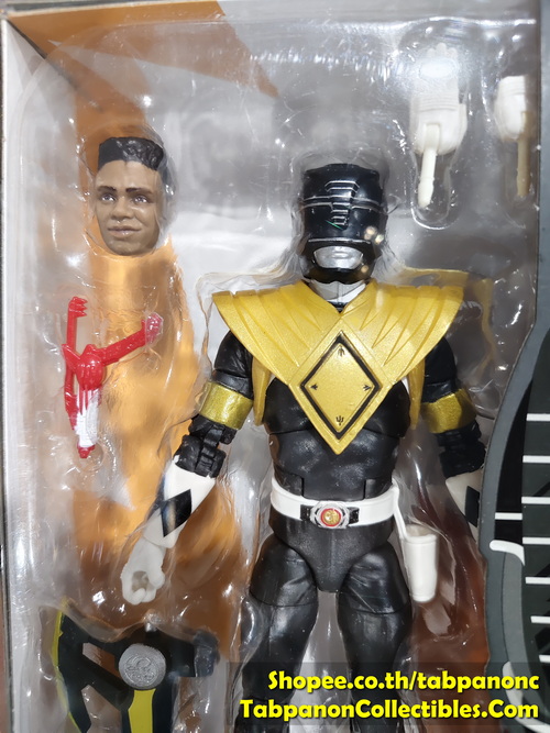 [2020.10] Hasbro Power Rangers Lightning Collection MMPR Black Ranger Dragon Shield *กล่องไม่สวย