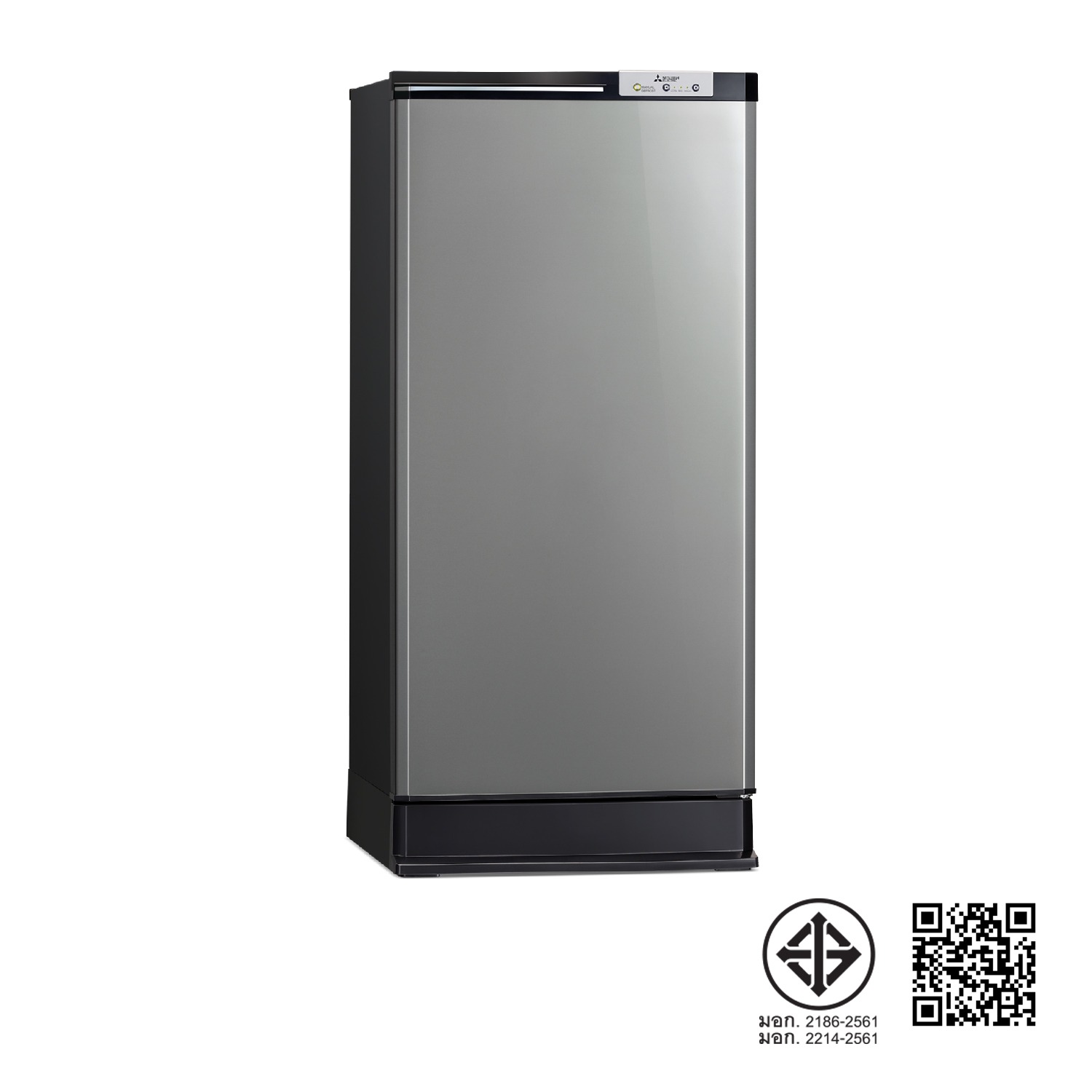 ตู้เย็น Mitsubishi 1ประตู J-SMART DEFROST รุ่น MR-18TJA ความจุ 172/6.1 (ลิตร/คิว)