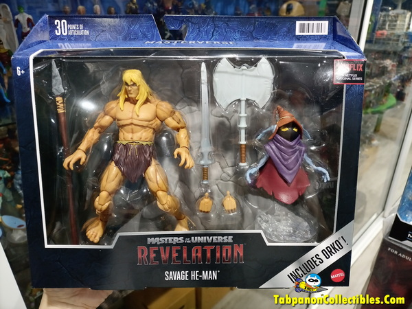 [2022.02] Mattel Masters of the Universe Masterverse Revelation Deluxe Savage He-Man and Orko Action Figure