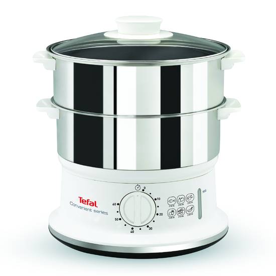 Tefal หม้อนึ่งไฟฟ้า CONVENIENT สเตนเลส 2 ชั้น ความจุ 6 ลิตร รุ่น VC1451