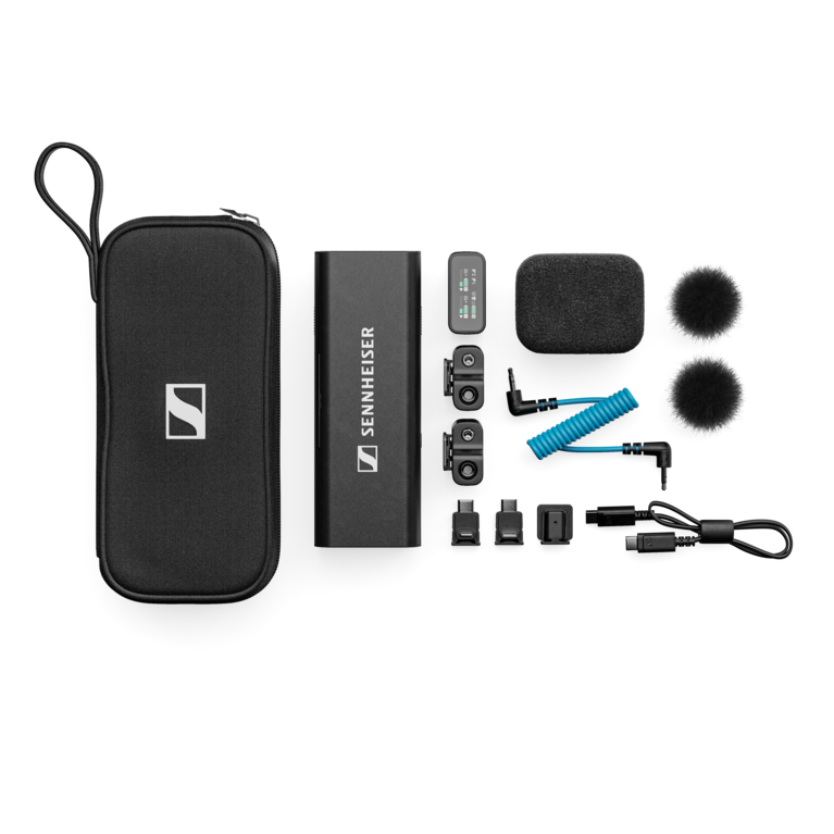 Profile Wireless 2-channel all-in-one clip-on & handheld microphone system