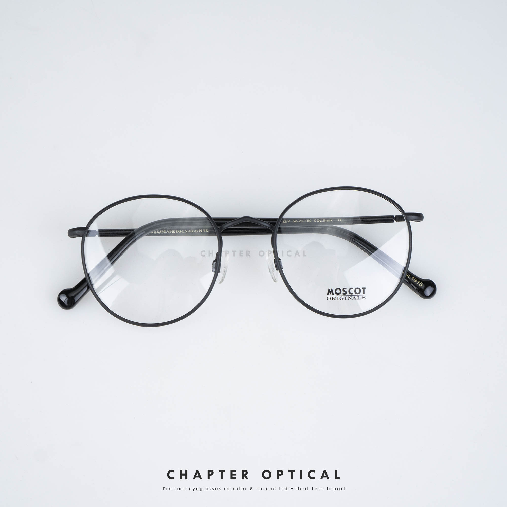 MOSCOT / originals NYC ZEV 5221 col. Black (Size 52mm)