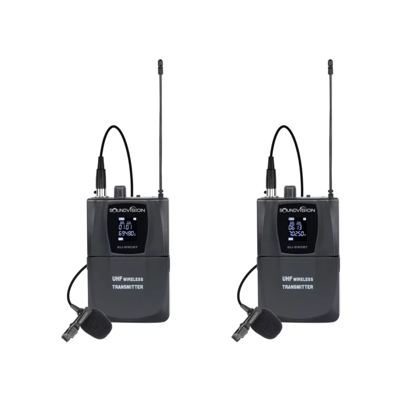 SOUNDVISION SU-890D-ll/BT (LV-X) ชุดไมค์ลอยติดปกเสื้อ ย่าน UHF คลื่นความถี่ 694.5 – 702.7MHz