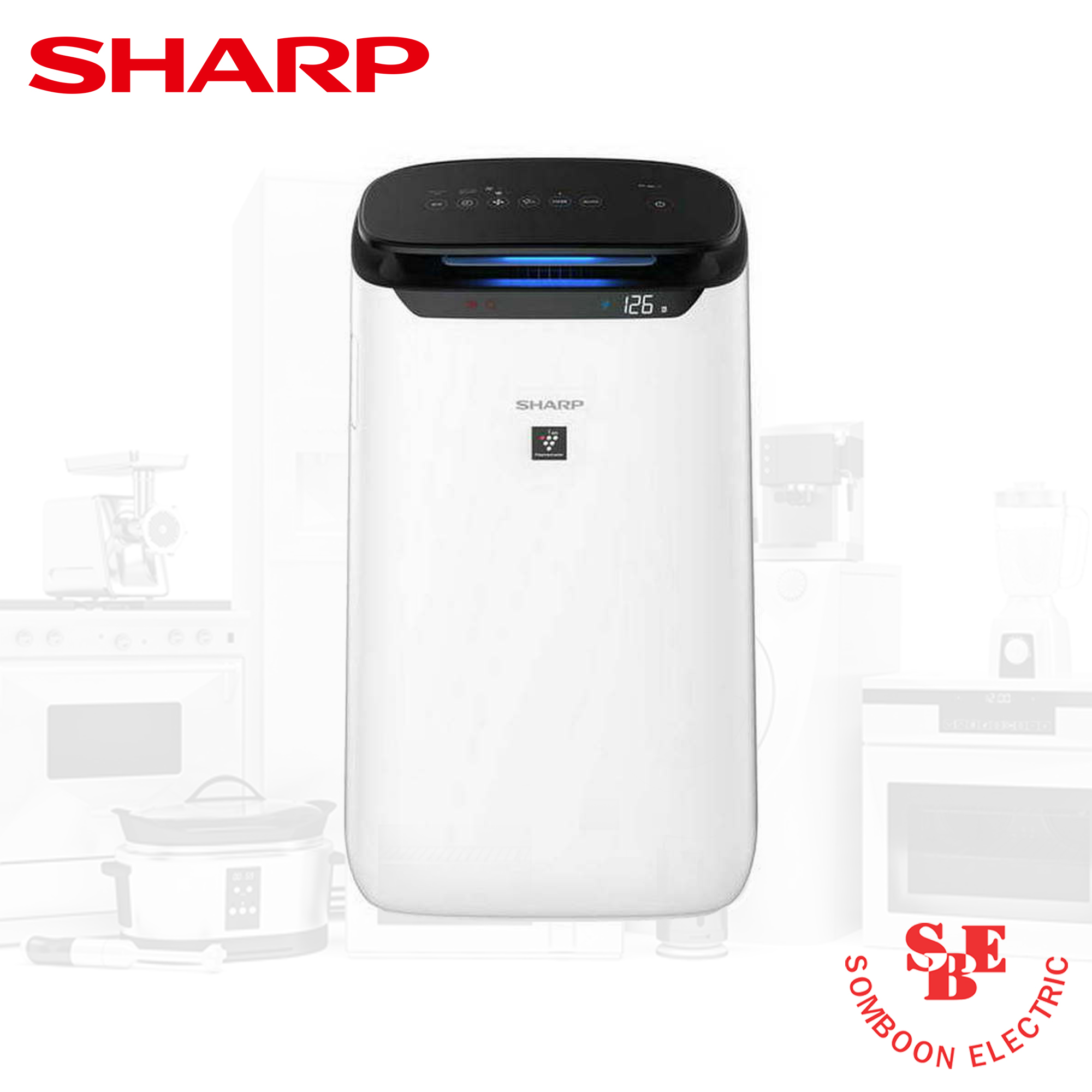 เครื่องฟอกอากาศ Sharp PlasmaCluster 48 ตร.ม. รุ่น FP-J60TA-W