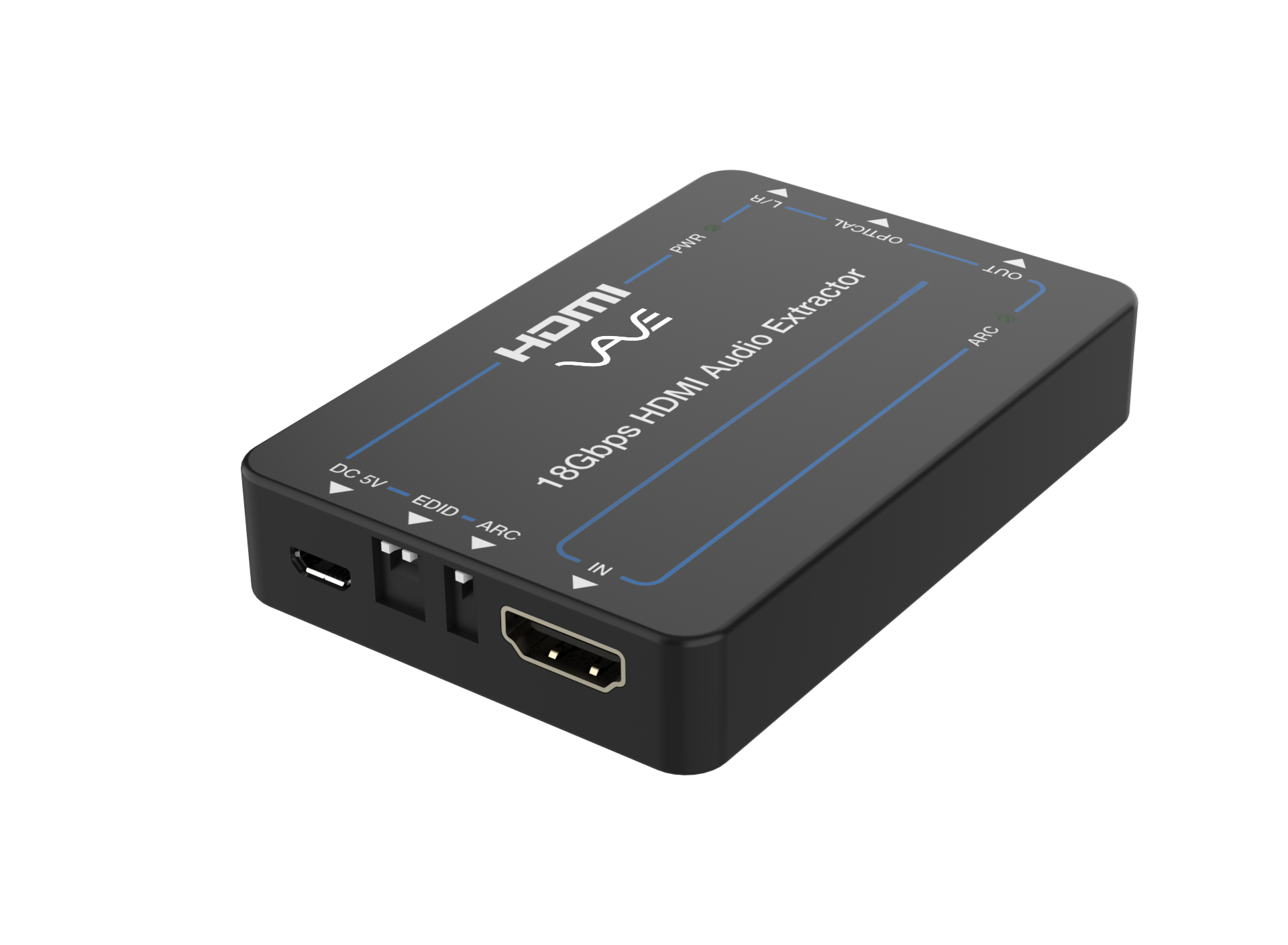 HDMI-DEA-4K - VAVE 18 Gbps HDMI Audio De-embedder /w ARC