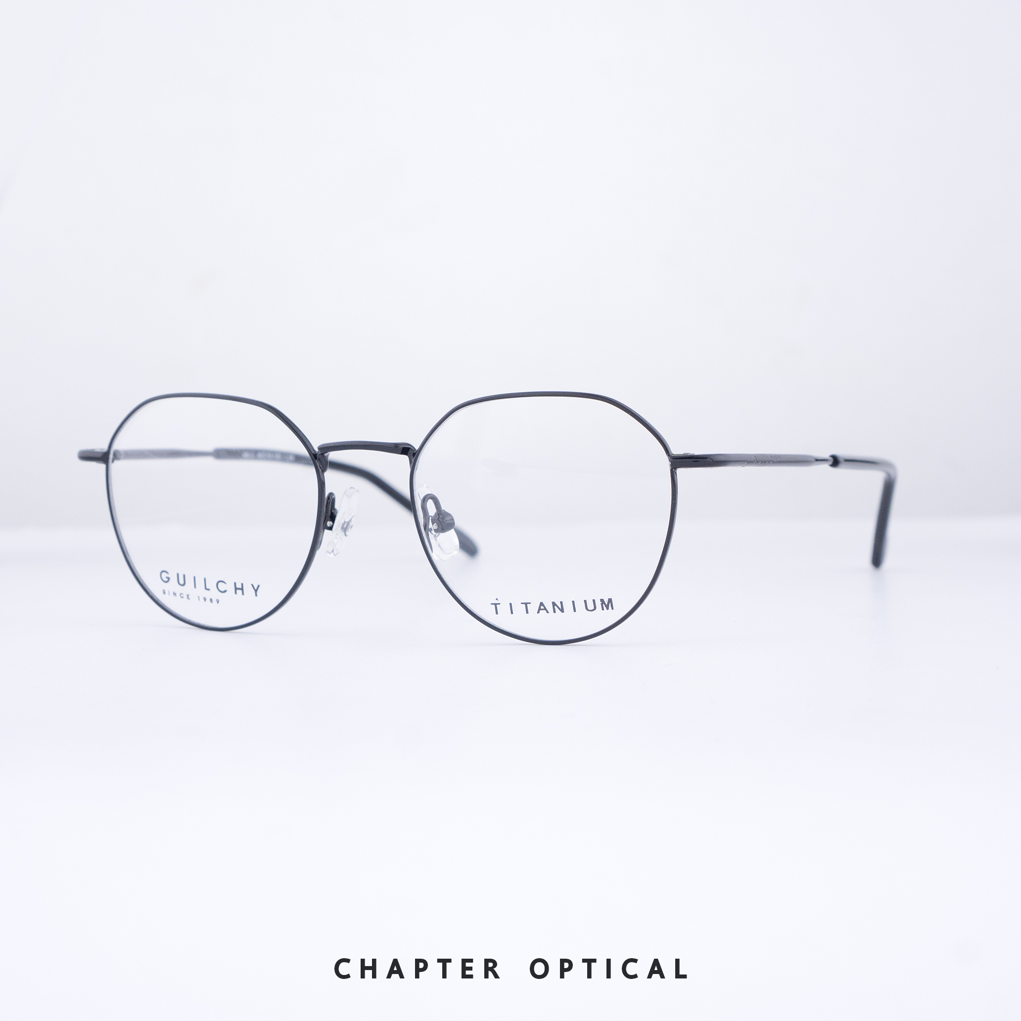 กรอบแว่นตา GUILCHY รุ่น MS-2-C06 แว่นไทเทเนียมพร้อมคลิปออนแม่เหล็ก Polarized