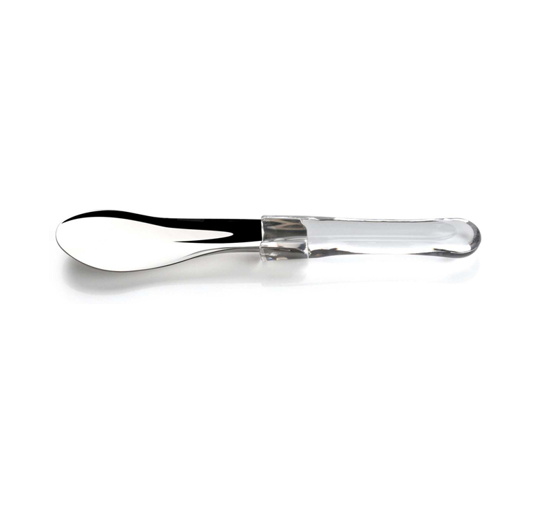 Spatula #S2 (แสตนเลส)(ด้ามใส)(5.5cm)