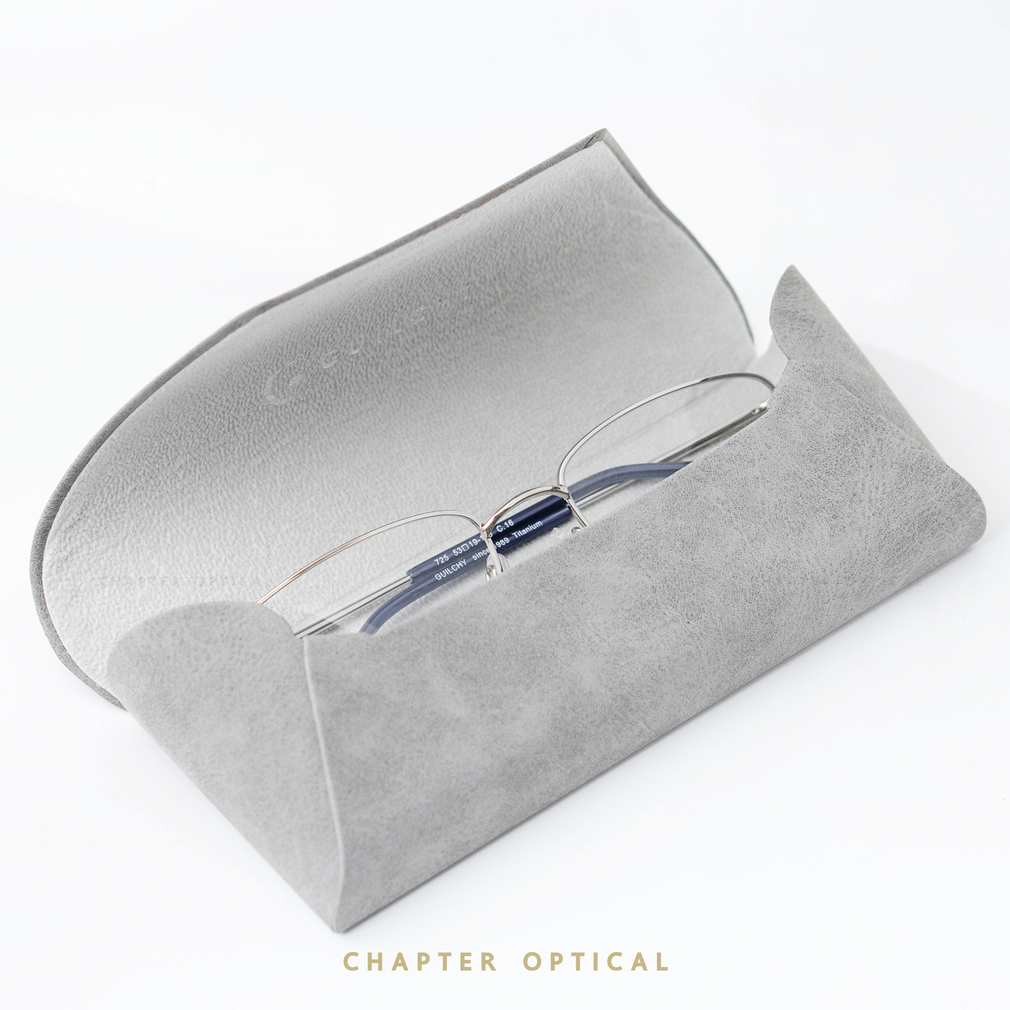 กรอบแว่นตา GUILCHY รุ่น 725-C16 แว่นไทเทเนียมพร้อมคลิปออนแม่เหล็ก Polarized