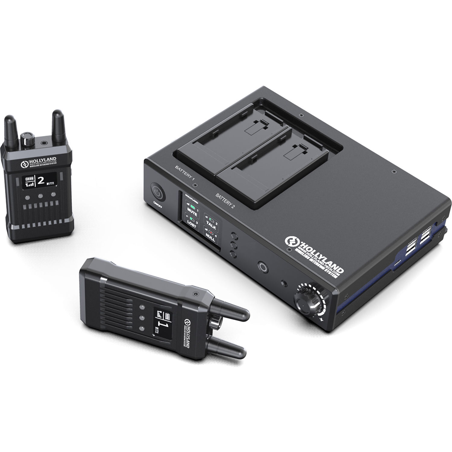 Hollyland รุ่น Mars T1000 Full-Duplex Wireless Intercom System