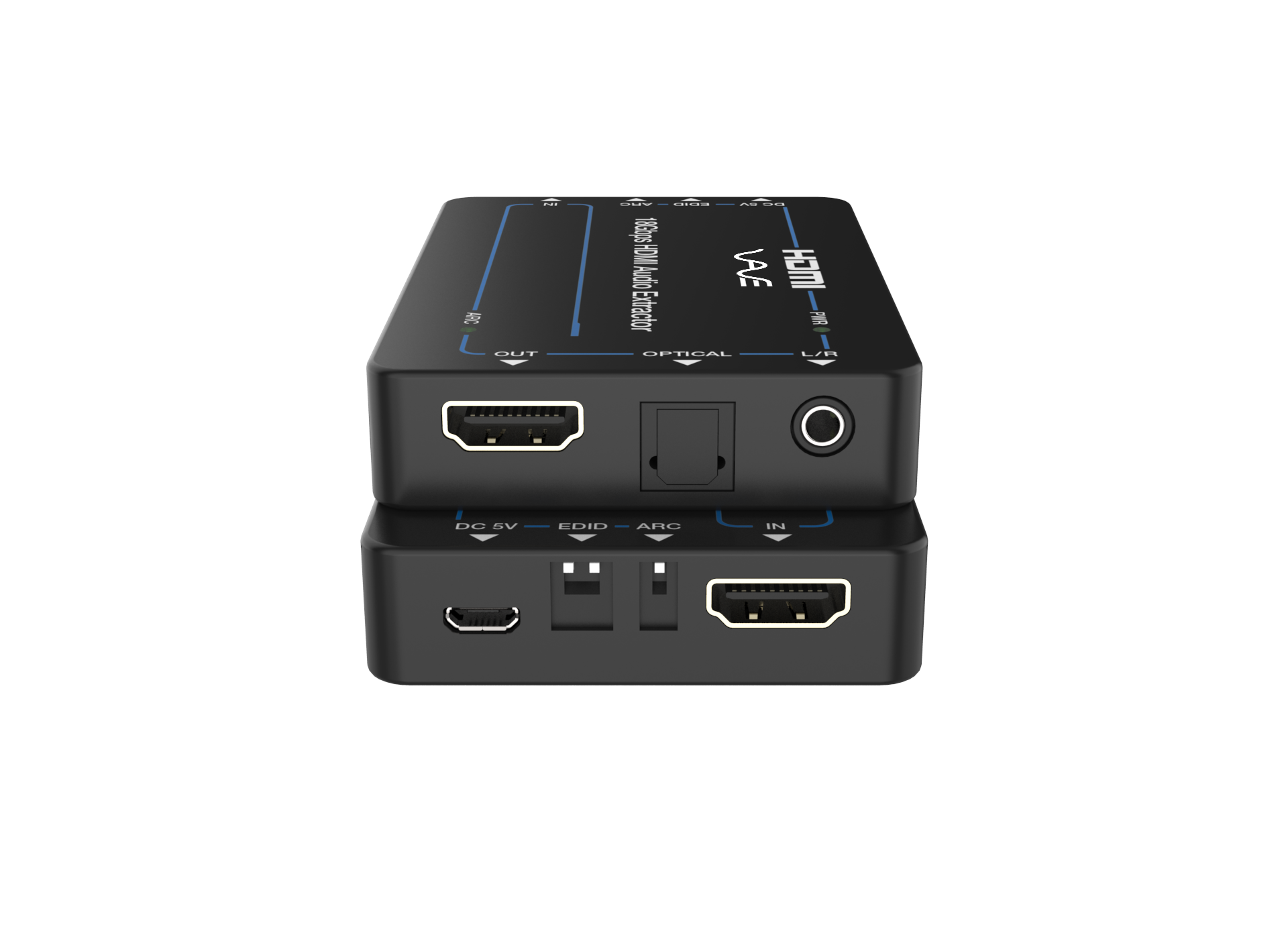 HDMI-DEA-4K - VAVE 18 Gbps HDMI Audio De-embedder /w ARC
