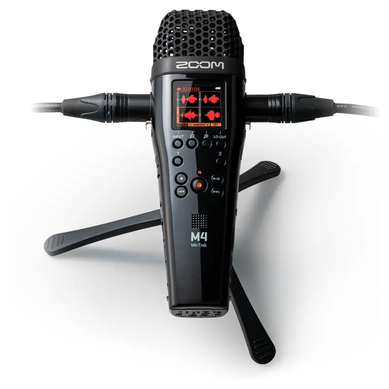 Zoom เครื่องบันทึกเสียง M4 MicTrak Stereo Microphone and Recorder (ประกันศูนย์)