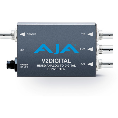 AJA V2Digital™ Analog to HD/SD-SDI Mini-Converter