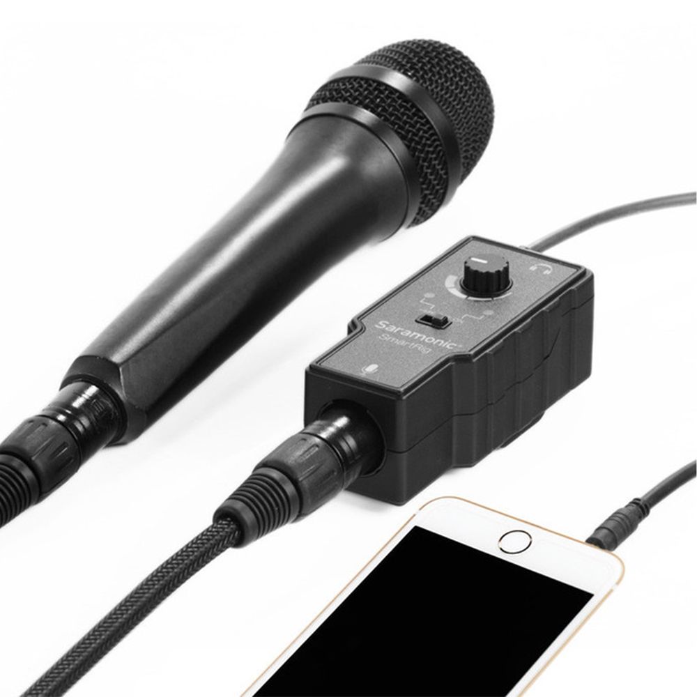 Saramonic SmartRig Audio Adapter with Sound Level Control for iPhone | รับประกันศูนย์ 100%